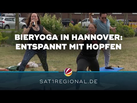 Entspannung mit Hopfen: Bieryoga in Hannover