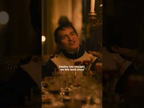 “Destiny has brought me this lamb chop!” #shorts #joaquinphoenix #napoleon