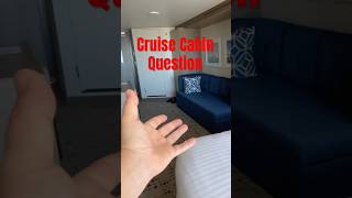 Cruise Cabin Design- Which Setup is BETTER? Royal Caribbean, NCL, Disney and more #shorts #cruise