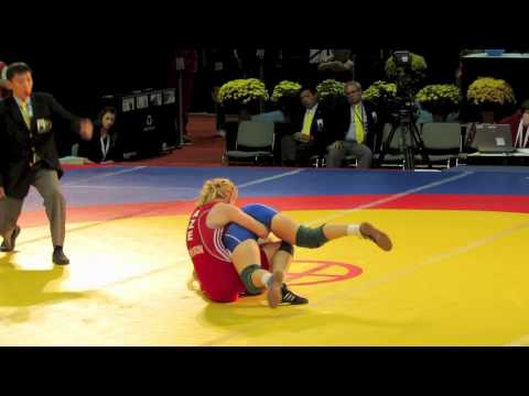 2012 Women's World Championships: 67 kg Nadya Sementsova (AZE) vs. Dorothy Yeats (CAN)