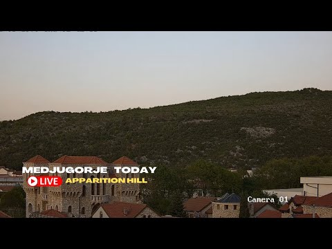 Medjugorje LIVE CAM 24/7 - Apparition Hill - Test Phase