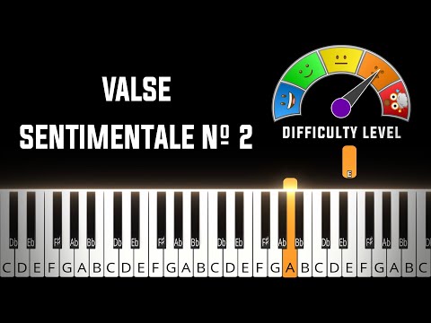 Valse Sentimentale No. 2 - Eric Christian | MEDIUM HARD Piano Tutorial