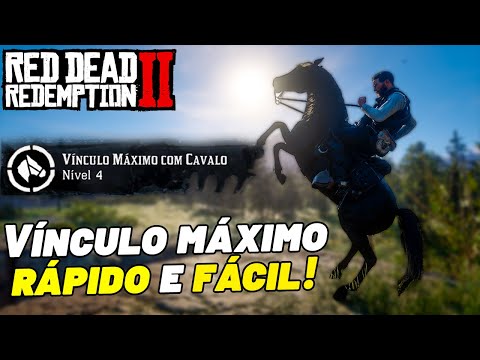Como conseguir NÍVEL 4 de VÍNCULO com o CAVALO no Red Dead Redemption 2! (RÁPIDO e FÁCIL)