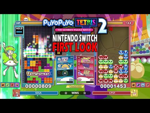 Puyo Puyo Tetris 2 First Look Nintendo Switch (All Puzzle Types)