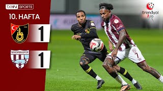 İstanbulspor (1-1) Bandırmaspor | 10. Hafta Maç ÖZETİ | Trendyol 1. Li