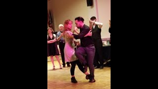 Argentine Tango Lesson: Lorena Ermocida & Leonardo Sardella - Café Domínguez