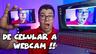 📱COMO Usar el CELULAR Como WEBCAM 🎥 [Camara web] | #MiércolesdeApp  orientador movil
