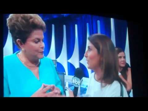 jornalista da fora em presidenta Dilma rouseff 16/10/2014