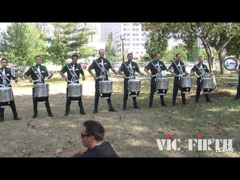 DCI 2012: Madison Scouts "in the lot" Warm-Up (Part 1)