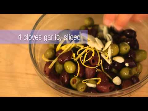 Easy Appetizers: How to Marinate Olives