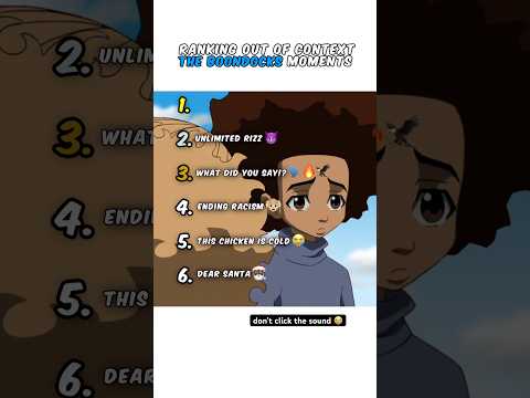 Ranking The Boondocks Moments 😭