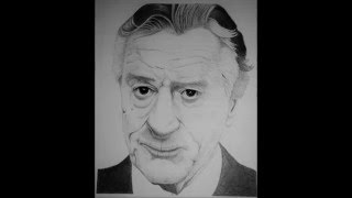 Robert De niro Drawing art Bad Grampa tribute
