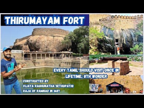 Thirumayam Fort and Temple Tour | Built in 1687 by Raja of Ramnad, Vijaya Raghunatha Sethupathi