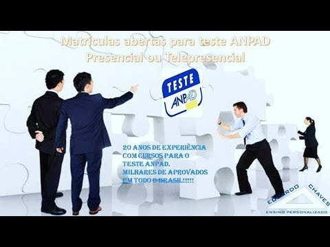 Dem.  Sim. 02 Raciocínio  Lógico Teste ANPAD Setembro 2017