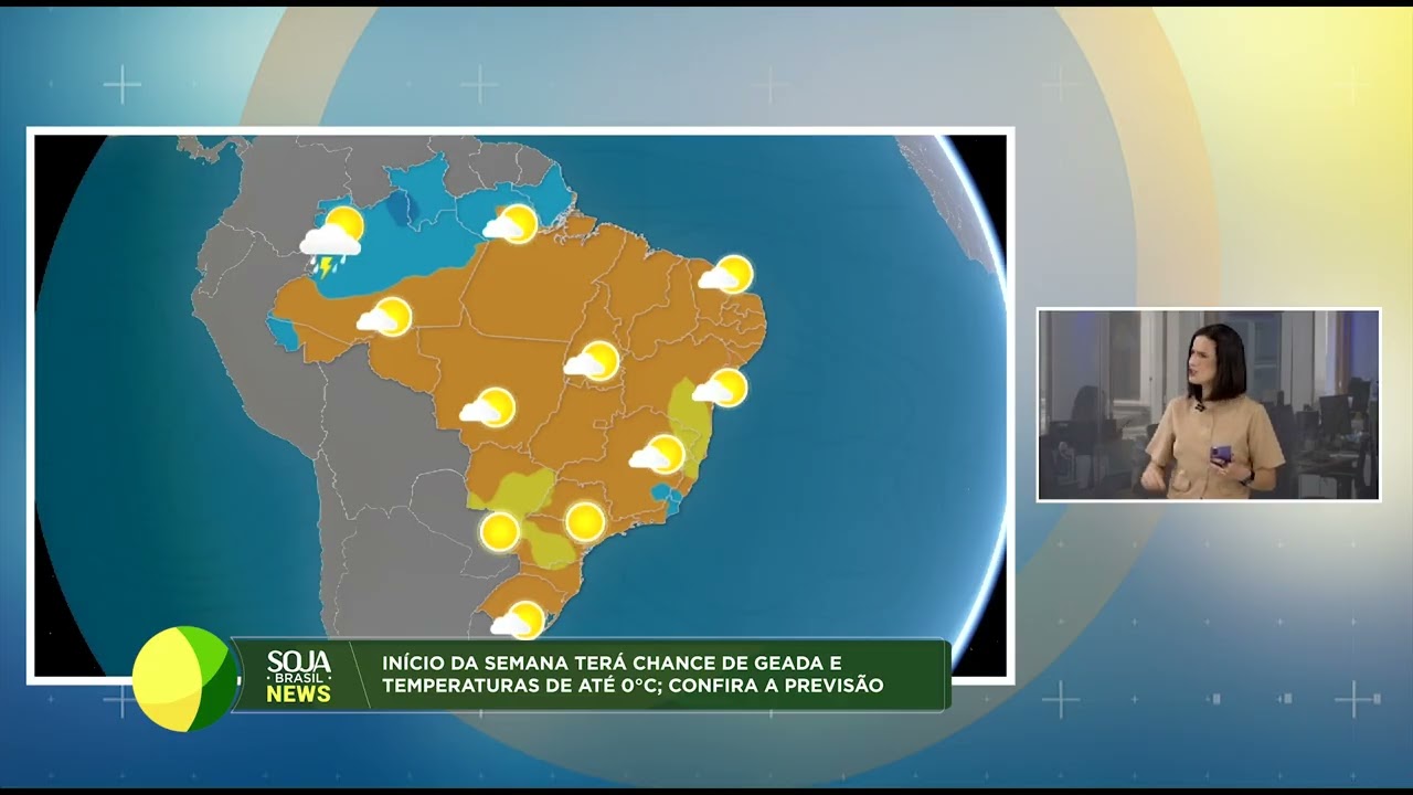Início da semana terá chance de geada e temperaturas de até 0° C; confira a previsão