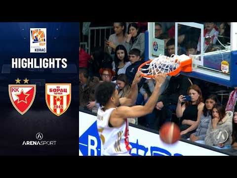 Crvena zvezda - Borac 93:77 | Četvrtfinale Kup Radivoj Korać | 18. februar 2026.