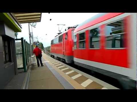 High Speed German Trains Skipping Stations.