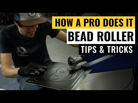 A Professional Metal Fabricator Shares his Tips & Tricks to Bead Rolling in 4K Video