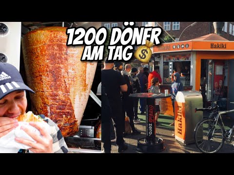 ⛔️Dieser Kleine Imbiss verkauft 1200 Döner am Tag 😱💸 XXL 180 Kg Monster Spieß bei Hakiki Berlin