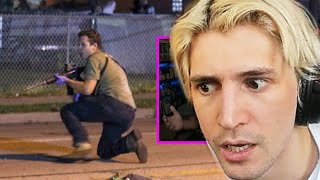 xQc Reacts to Kyle Rittenhouse shooting breakdown: murder or self defense?