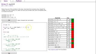 Download the video "Codingbat - sum13 (Java)"