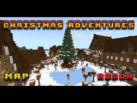 "EPIC Christmas Adventure Map for Minecraft Bedrock!" #MinecraftBedrock #MinecraftMaps