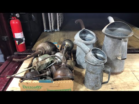 Thumb & Pump oiler haul from a local flea market