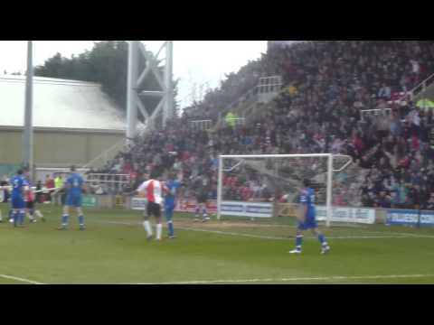 Paris Cowan-Hall 1st Goal Woking 3-3 Truro Blue Square South Champions 2012