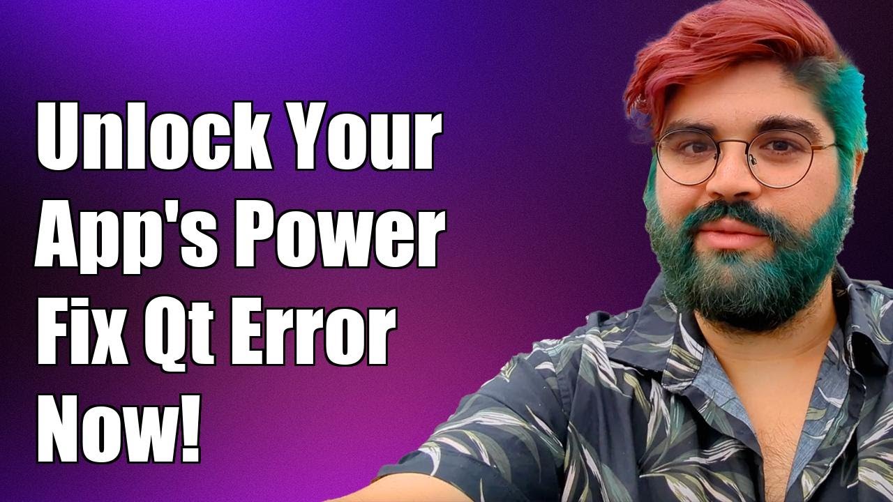 Unlock Your App's Potential: Fix the Qt Platform Plugin Error Now!