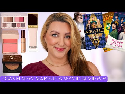 GRWM NEW MAKEUP & MOVIES | Spoiler Free Film Reviews!