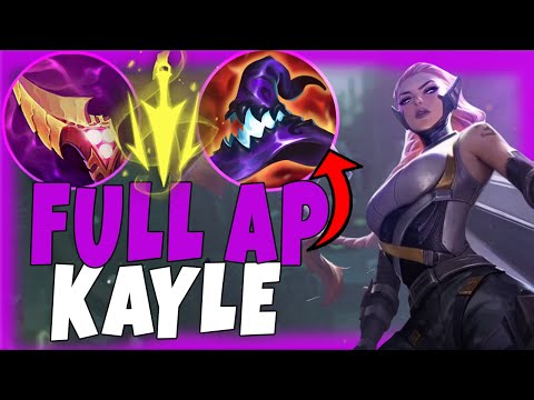 FULL AP KAYLE TOP IS THE BEST FOR 1V9 CARRYING YOUR GAMES TO HIGH ELO (BROKEN KAYLE TOP BUILD)