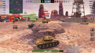 World of Tanks blitz T49 Mバッジ字幕実況