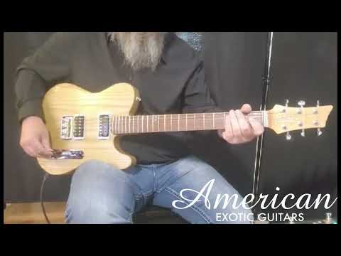 Handmade American Exotic Guitars TX Model, T-Style, Sassafras Body, Pau Ferro FB, Made in U.S.A. image 7