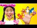 Finger Family Song With Sea Animals Family