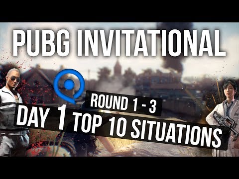 TOP 10 Situations Gamescom PUBG Invitational Day 1