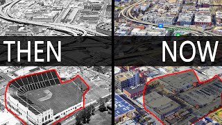 Demolished MLB Stadiums THEN & NOW - Matching 