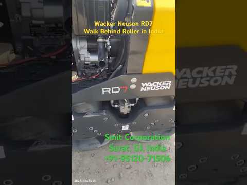 Wacker Neuson RD7 Walk Behind Roller