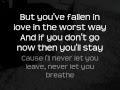The Script - Walk Away with Lyrics 