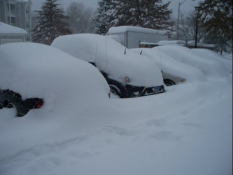 Snowpocalypse 2009 Blizzard - Montgomery Village, Maryland
