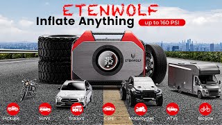 ETENWOLF Vortex S6 Series Air Compressor Test #2 Truck Tires