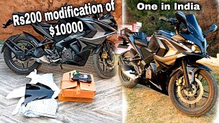 One of best modification of rs200 | Modified pulsar rs200 | rs200 accessories
