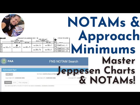 Applying NOTAMs: Jeppesen Instrument Approach Chart Minimums! Aircraft Dispatchers & IFR Pilot Tips
