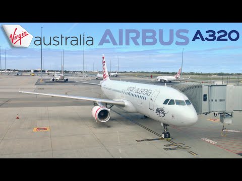 Virgin Australia Airbus A320 review in economy class from Perth to Broome Video