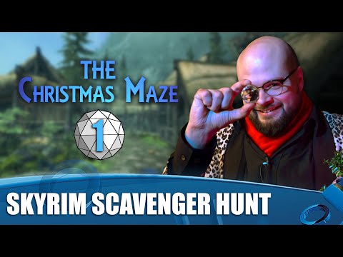 The Christmas Maze 2019 Episode 1 - Skyrim Scavenger Hunt