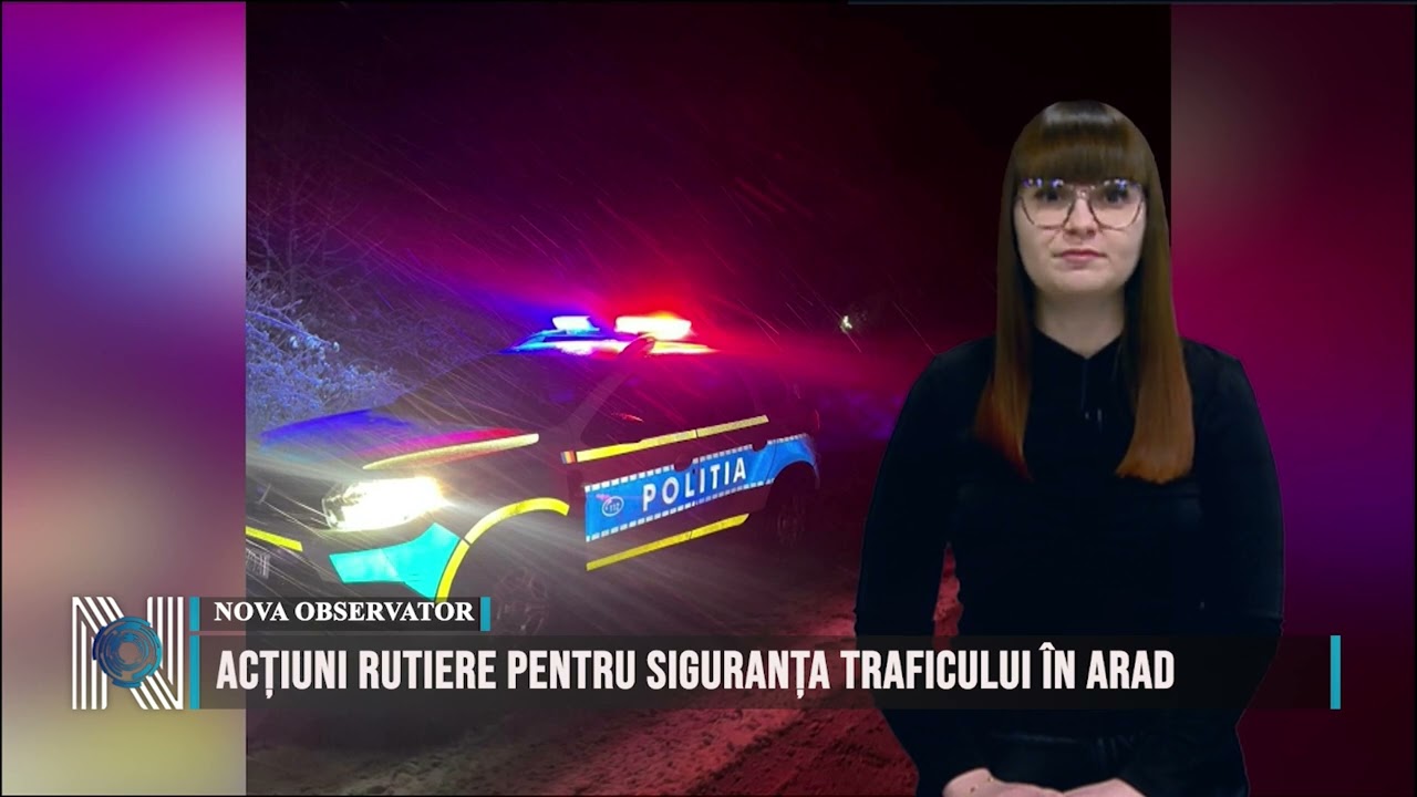 Acțiuni rutiere pentru siguranța traficului în Arad