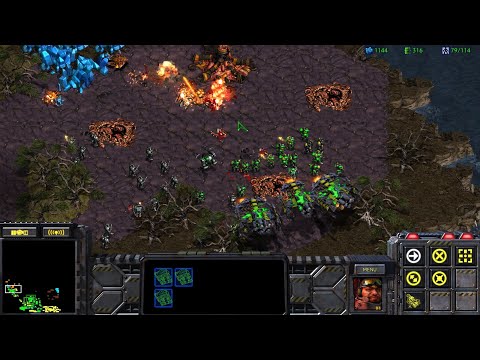 StarCraft: Remastered Enslavers Co-op Campaign Mission 2 - Playing with Fire