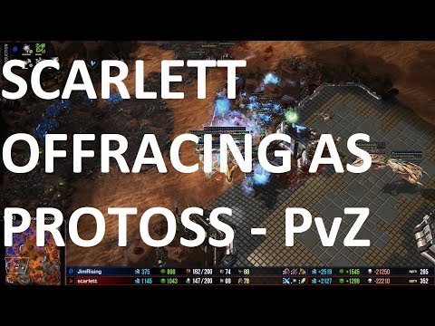 Starcraft 2 - OFFRACING PRO! - PvZ - Scarlett vs JimRising on Kairos Junction