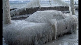 Жуткий мороз. Запуск двигателя. Жесть.