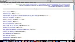 Craigslist San Bernardino Used Cars   Older Model Trucks and Vans Listed