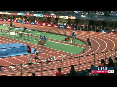 Girls 4x400m Relay EE Section 1 - New Balance Nationals Indoor 2014